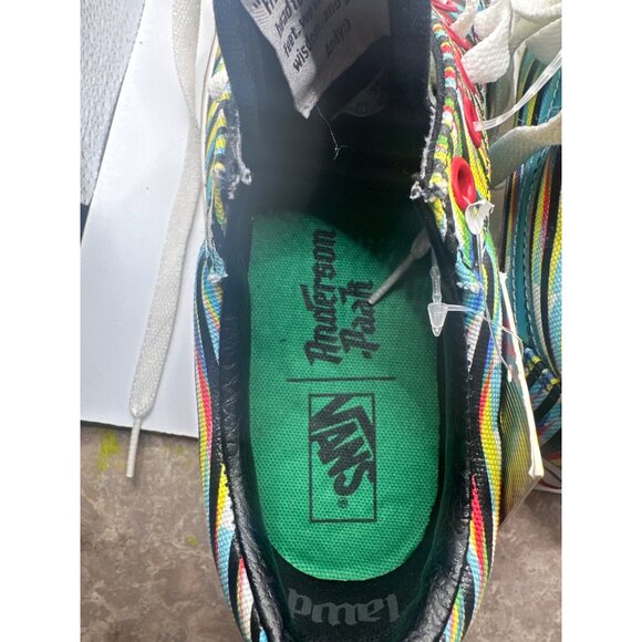 Vans Anderson .Paak Multicolor Stripe Lace-Up Sneakers Mens 5.5 / Womens 7 - Picture 7 of 8